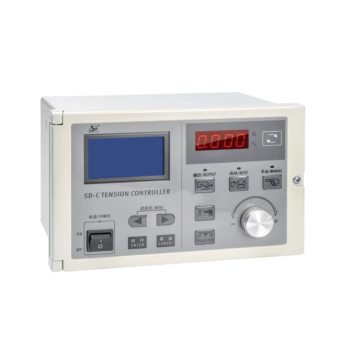 

SHENGDA SD-C Tension Controller Magnetic Powder Brake Clutch Controller 600N/1000N Auto Tension Controller