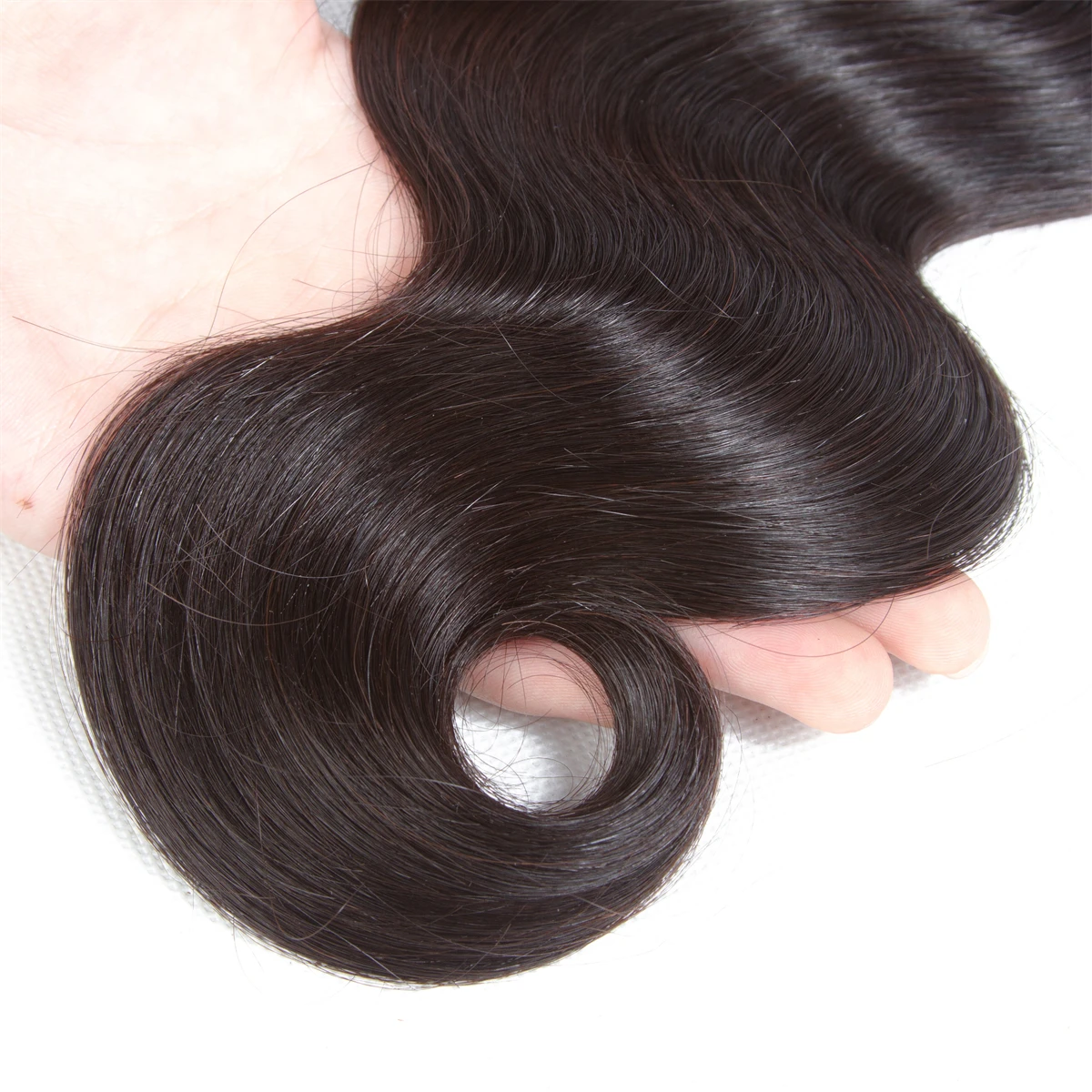 حزم الشعر البشري البرازيلي الجسم موجة حزمة واحدة عذراء الشعر حزم الجسم موجة حزم الشعر البشري شعر أسود طبيعي