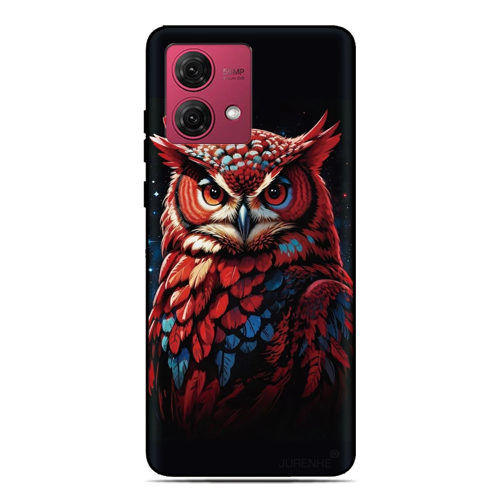 Owl Animal Phone Case For Motorola Moto G86 G54 G8 Lite G7 G15 Power G56 G85 G04 G05 G13 G14 G22 G23 G24 G30 G20 G10 Cover - Image 6