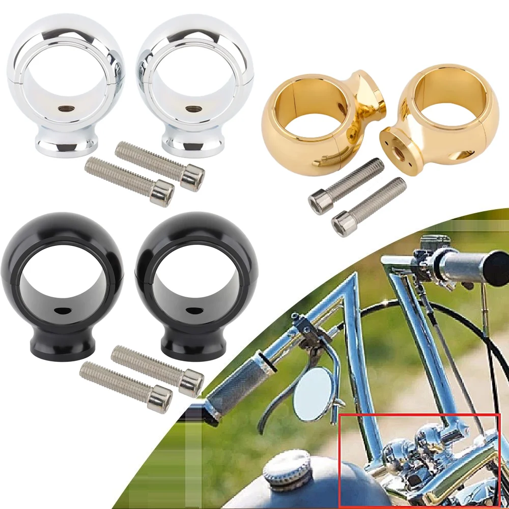 

Universal 2'' 50.8mm Motorcycle Handlebar Riser Bar Mount Handle Clamp For Harley Dyna Sportster XL883 XL1200 Softail Fat Bob