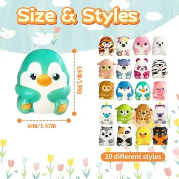 6/12包裝 兒童成人迷你可愛減壓捏捏樂 隨機慢回彈軟萌玩具 嘉年華禮品袋填充物 12 最佳銷售 卡哇伊 - №12