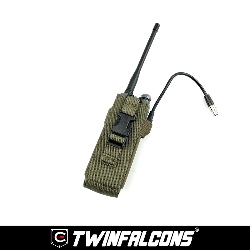 TW-P103 TwinFalcons Tactical UV5R Radio Pouch CAG Delta Navy Seal DEVGRU Airsoft Milsim Marsoc