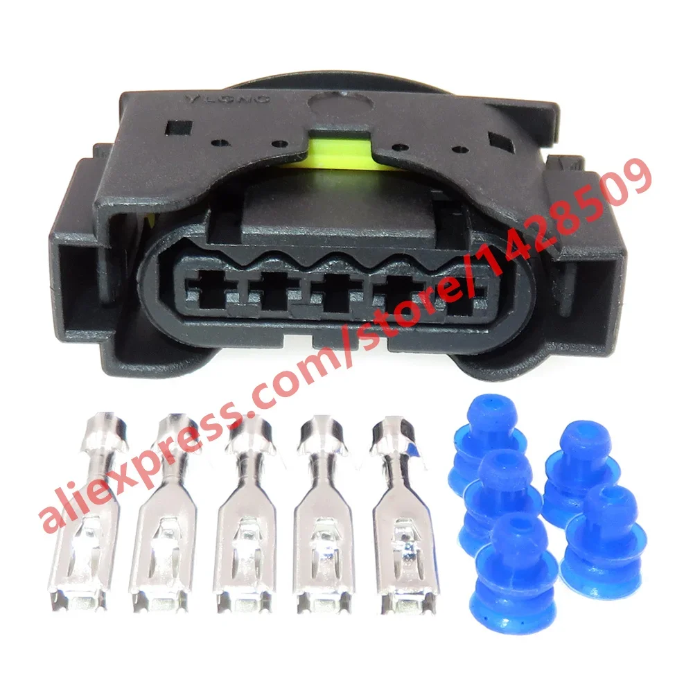 1 Juego de Conectores Eléctricos Impermeables para Automóvil de 5 Pines 2115451128, 09-4415-51 09441551, Conector Sellado para Automóvil