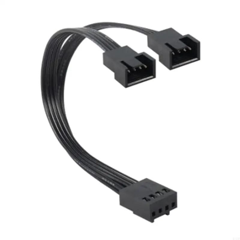 E1PF 4PIN PWM Splitter Cable для двойного вентилятора к материнской плате усиливает воздушные потоки