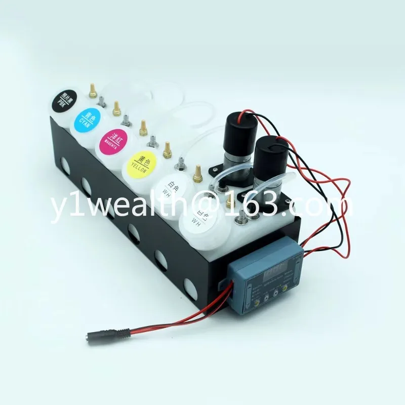 Double White Ink Tank Stirrer Ink System for Convert Kit DTF Printer L18050 L8050 ET8550 XP15000 L1800 L805 DTF CISS
