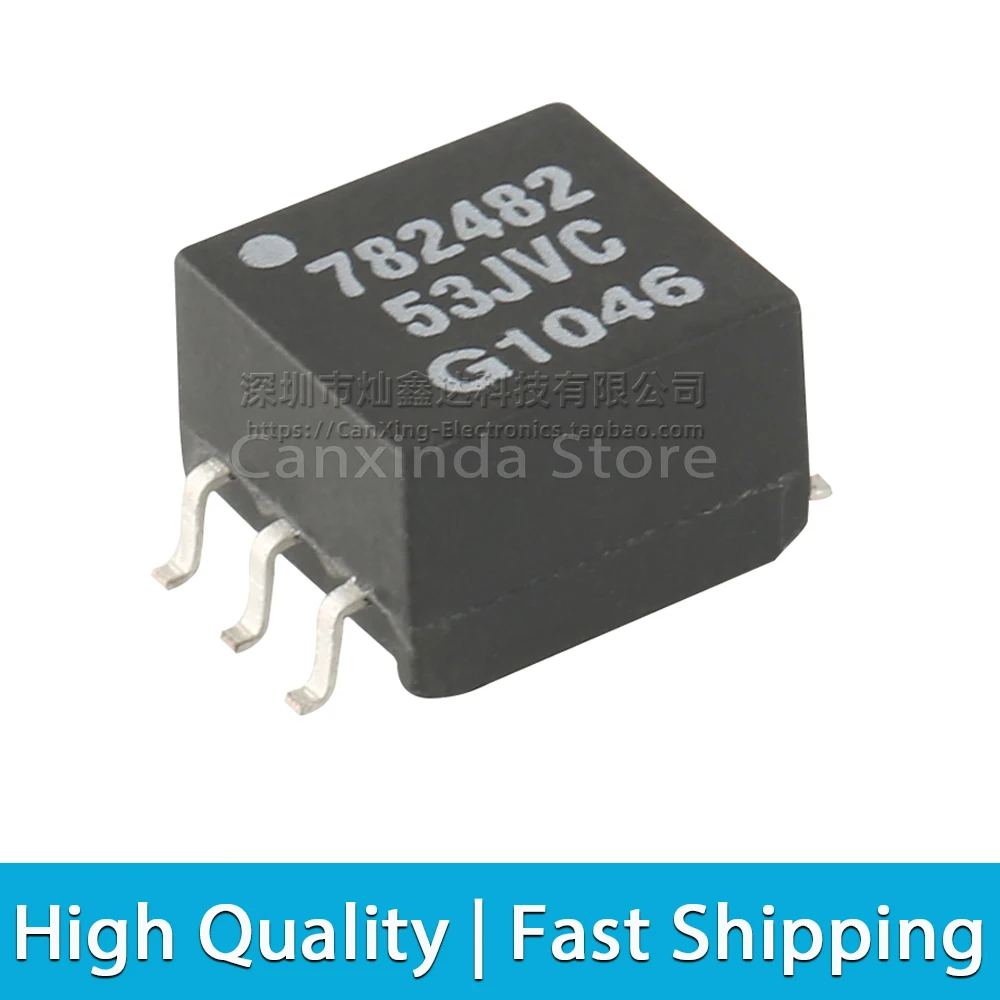 782482/53JVC 782482 53JVC Signal Power Pulse Converter Transformer 1.14CT:1CT 5V TO 3.3V  4KV 4000V Isolation Transformer