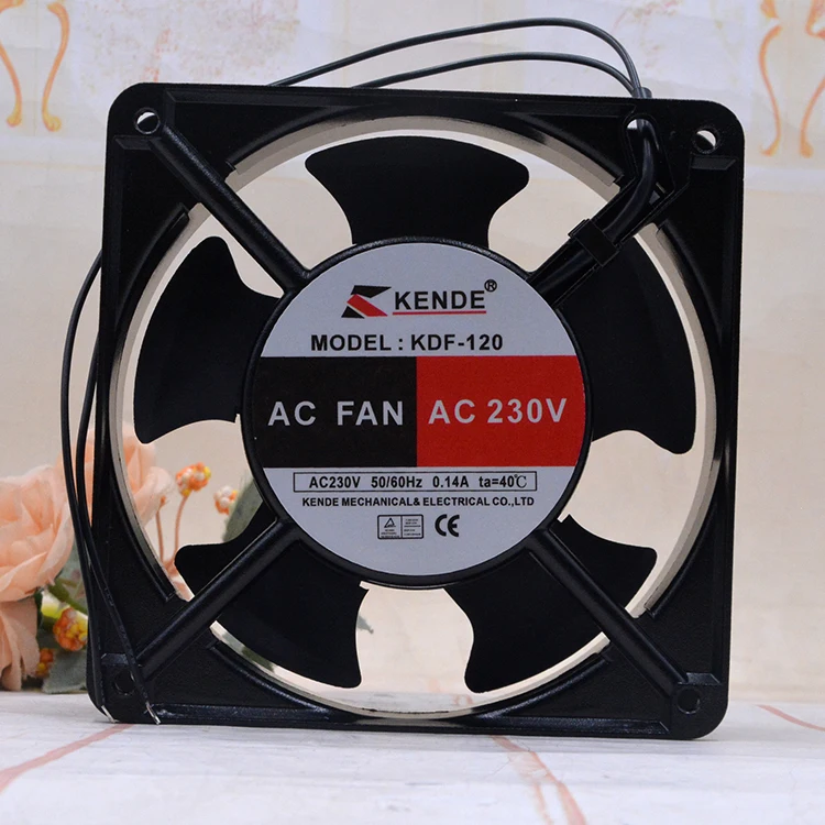 

ORIGINAL KDF-120 12038 220V 0.14A 12CM AXIAL FLOW METAL COOLING FAN