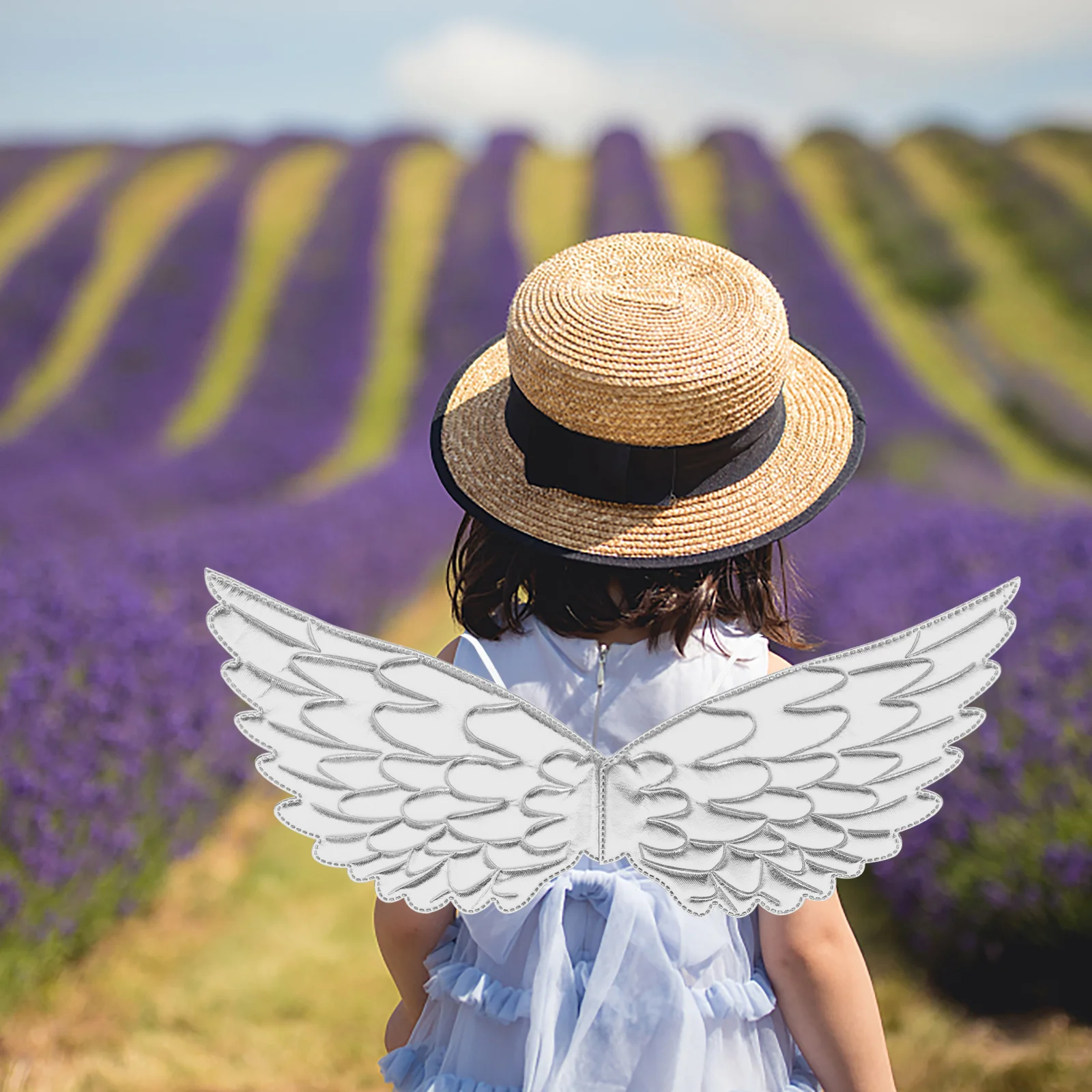 5 قطعة أجنحة يونيكورن رائعتين الملاك الجناح الدعائم الإبداعية هالوين عيد الميلاد تأثيري حلي فستان الحفلات لوازم