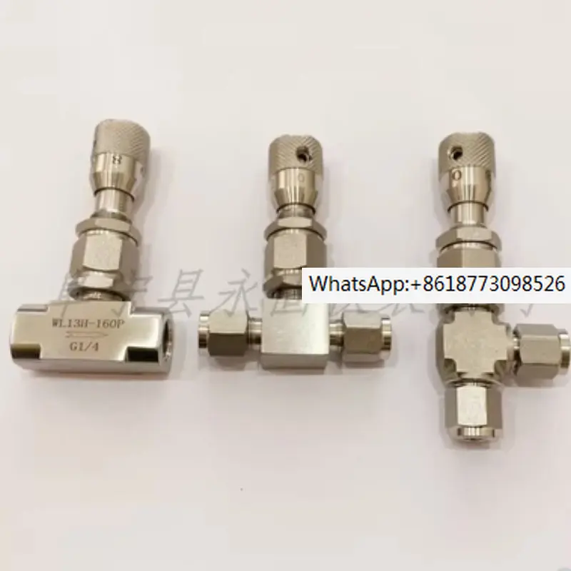 Stainless steel regulating valve scale micro regulating valve flow regulating valve WL11H-320P G1/4 G1/8