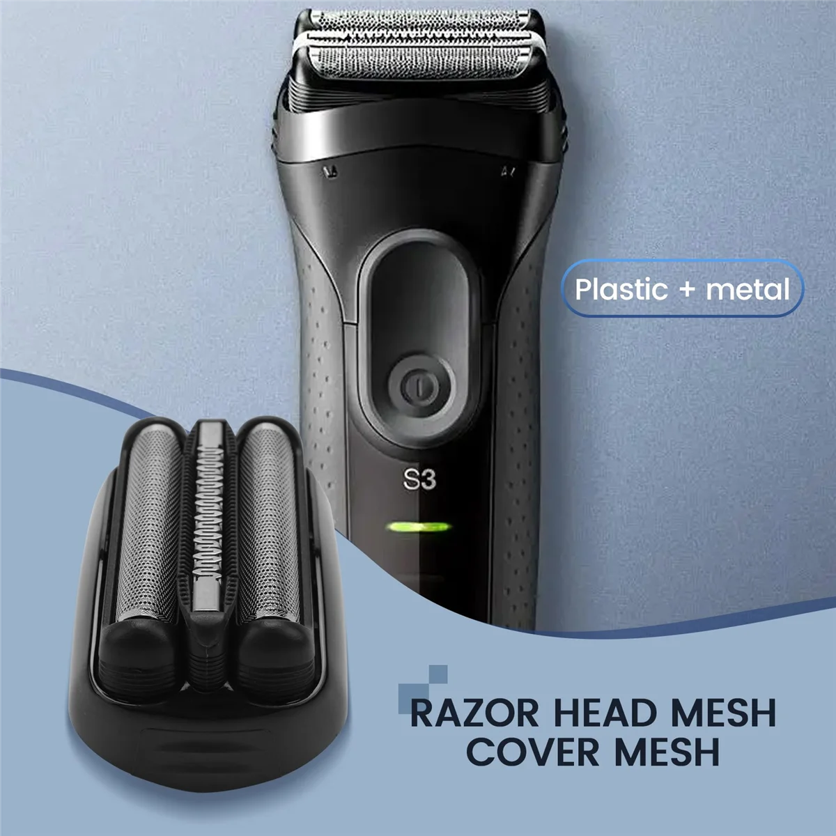 21B Shaver Replacement Head for Series 3 Electric Razors 301S,310S,320S,330S,340S,360S,3010S,3020S,3030S,3040 image 5
