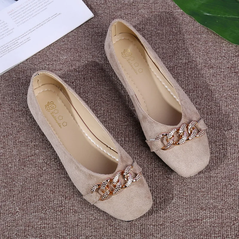 Sepatu SLIP ON ส้นเตี้ยสำหรับผู้หญิง, รองเท้าผ้าใบลำลองรองเท้าฤดูใบไม้ร่วงฤดูใบไม้ร่วง