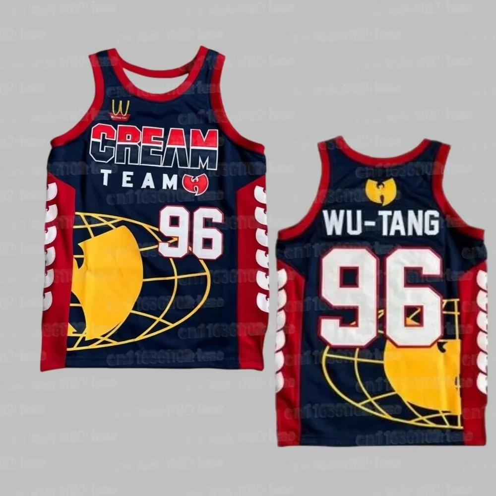 2026-2027 Wu Tang Family Basketball-Trainings-Sportbekleidung, ärmelloses Shirt für Erwachsene, Hip-Hop-Style-Familien-Freizeit-Top-Weste – Detail 5