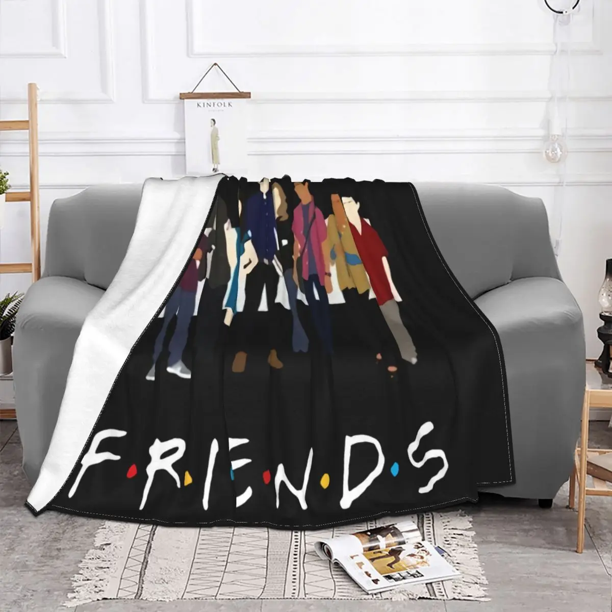 Community Friends Tv Show Hats Men Print Aesthetic Hats Fashion Gothic O Hats Homme Sim Throw Blanket