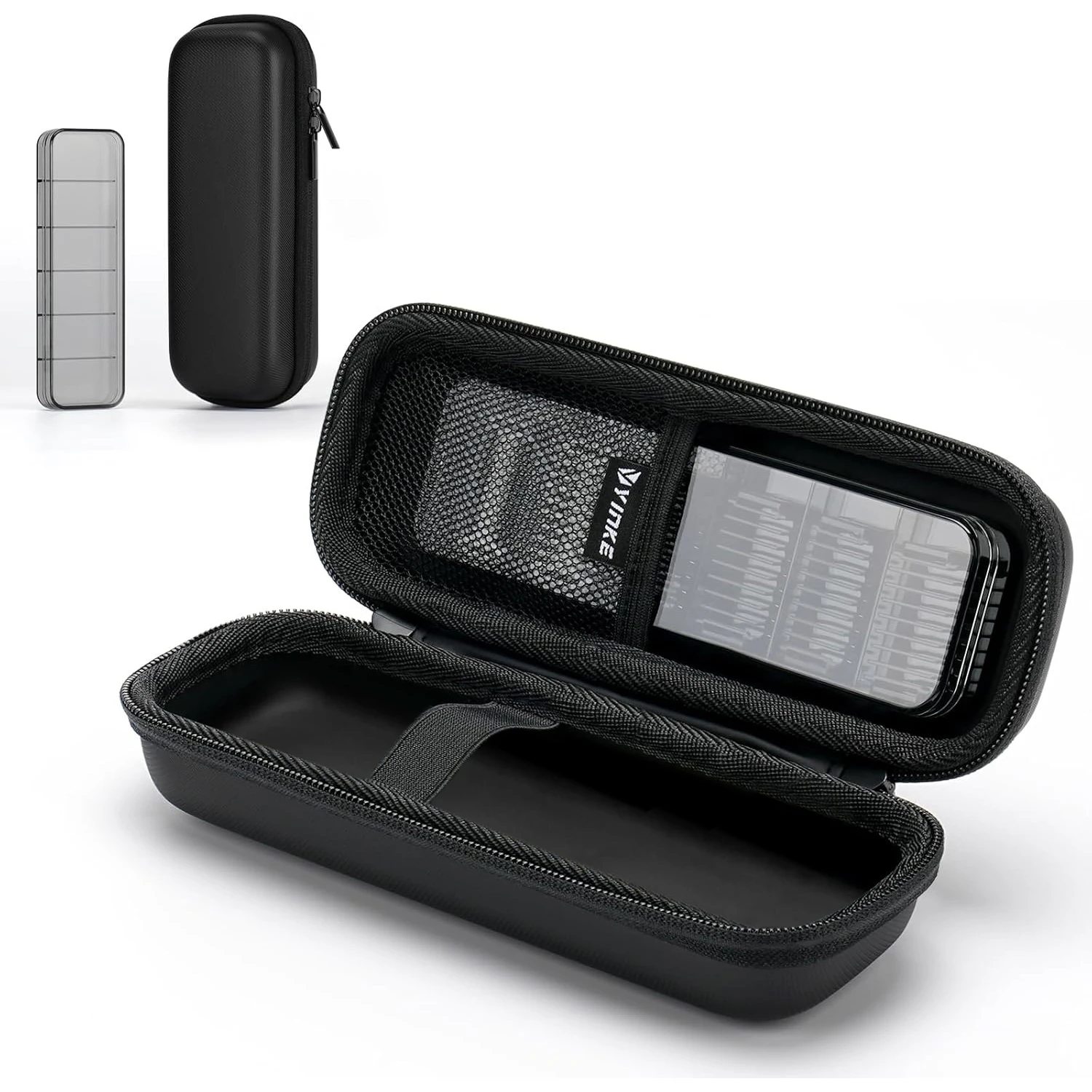 

Travel Case compatible for Philips OneBlade QP2520/QP2530/Braun7-9 - Shockproof EVA Hard Shell with Clear Comb Box & Mesh Pocket