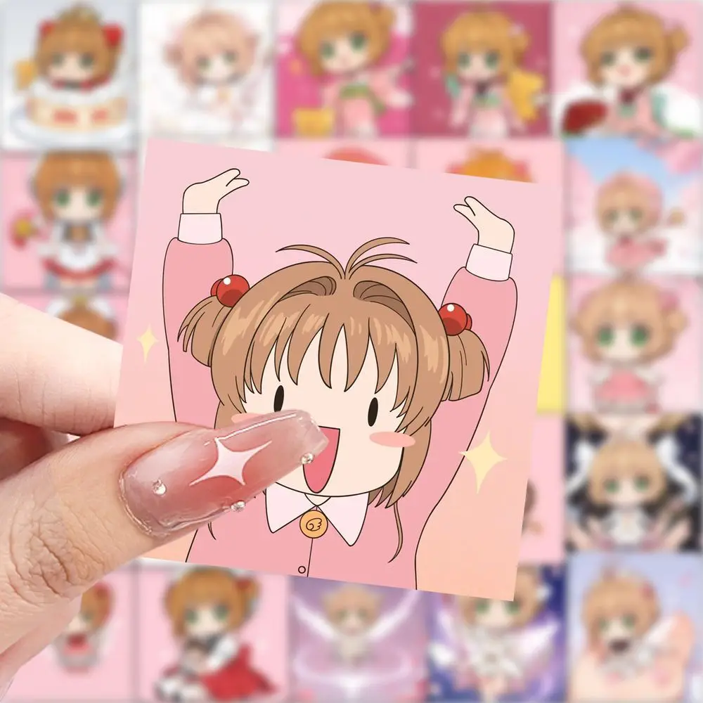 木之本桜ステッカーアニメ日本のコミック文具ステッカー漫画-diy-ハンドブック防水学生学用品ギフト