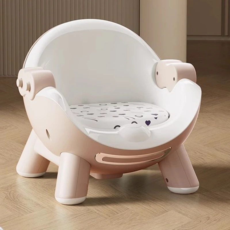 

Baby Feeding Children'S Chairs Wheels Growing Kitchen Plastic Chair Girl Backrest Fauteuil Pour EnfantsChild Room Furniture