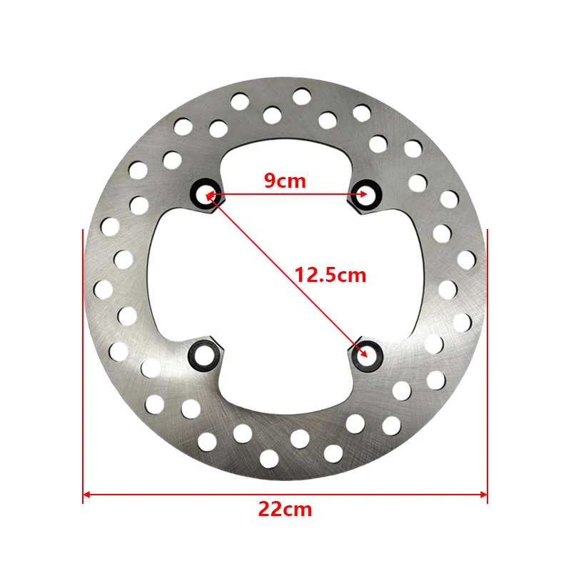 Disco de Freno Trasero para Motocicleta Honda 125cc CBR 125R XLV Varadero 125 250cc XR 250 400cc TRX400EX TRX400X XR600 XR400 600cc