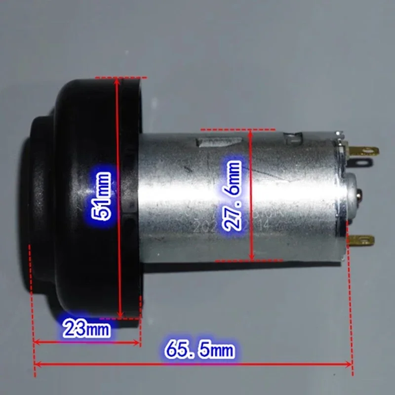 RS-395 elektrikli bıçak Fan motoru DC 5V-7.4V 7.2V 65W yüksek hızlı güç türbin Fan motoru DIY basit elektrikli süpürge temizleme aracı