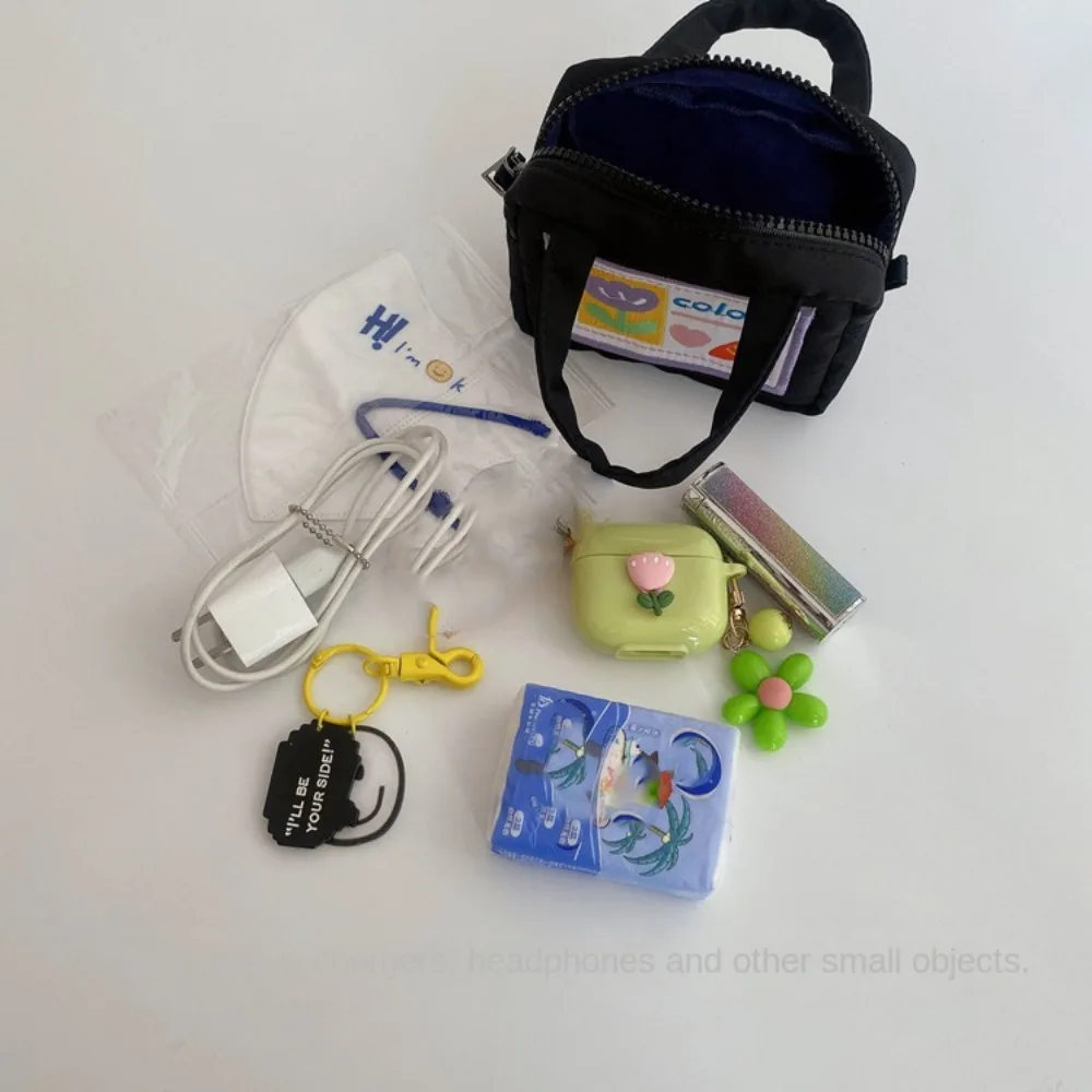 Cartoon Flower Kawaii CCD Camera Bag Coin Purse Ultralight Cute Storage Bag Mini Colorful Small Change Bag Lipstick