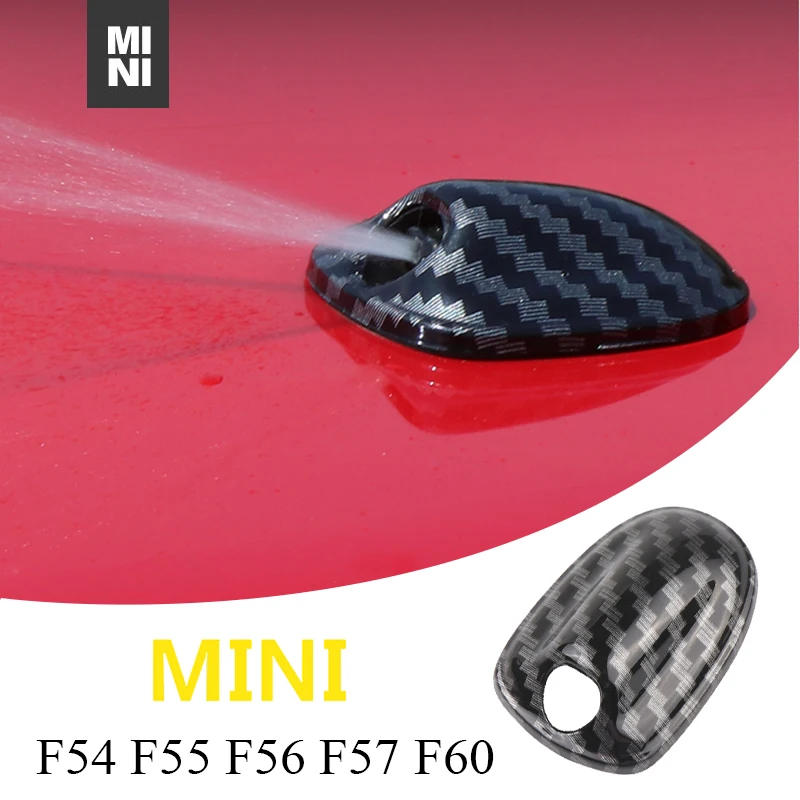 Car Wiper Nozzle Water Spray Cover Decorative Shell For BMW MINI ONE Cooper JCW F54 F55 F56 F57 F60 Exterior Accessories Sticker