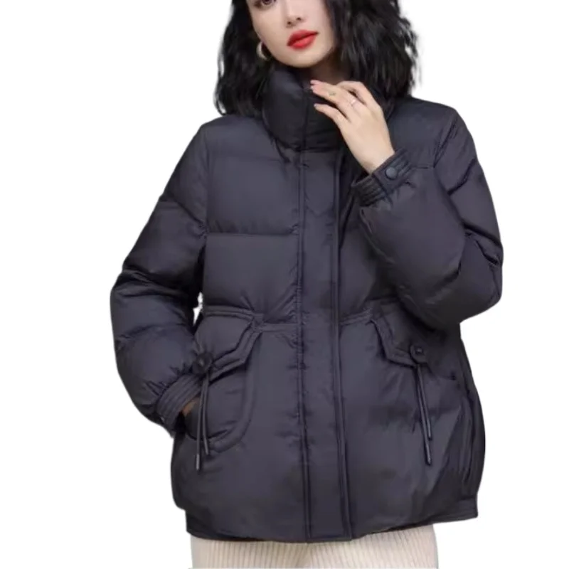 Women's Models Autumn Winter Tops Jacket Down Coat Duck Short Zipper Thickened Personalized Simple Comfortable Niche Versatile