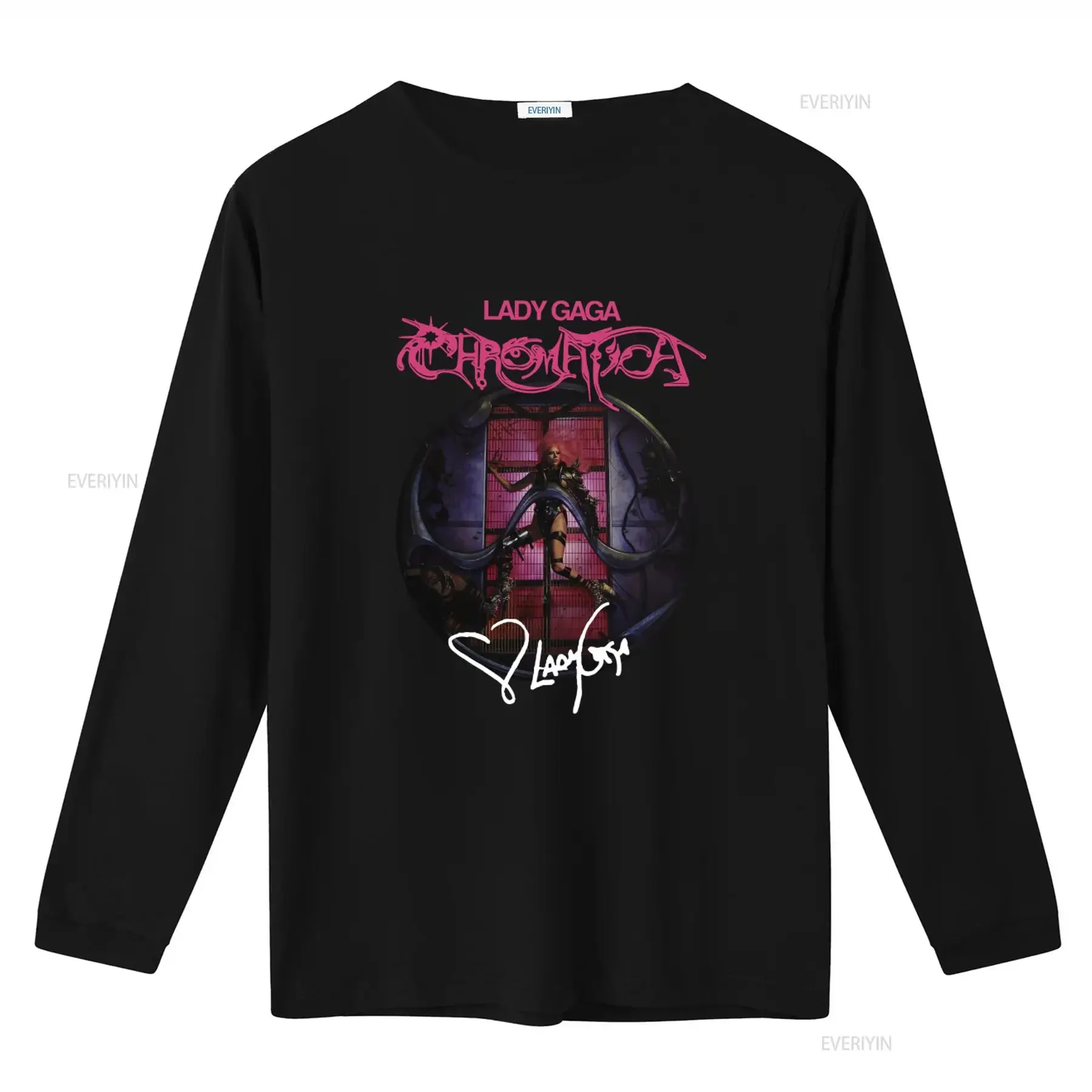 Lady Gaga Chromatica Album Stupid Love Print T Shirt For Fashion Pop Music Fan  vintage Washed fashion streetwear Comfortable