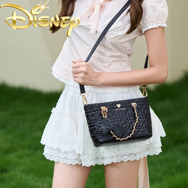 Disney Mickey New Women's Shoulder Bag Luxury Brand Original Mini Women's Handbag Cartoon Fashion Women's Bag High Quality
