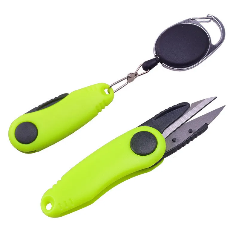 

Stainless Steel Fishing Line Lead Skin Scissors Convenient Folding Fishing Scissors Sharp Horse Line Scissors EDC Fishing Tool