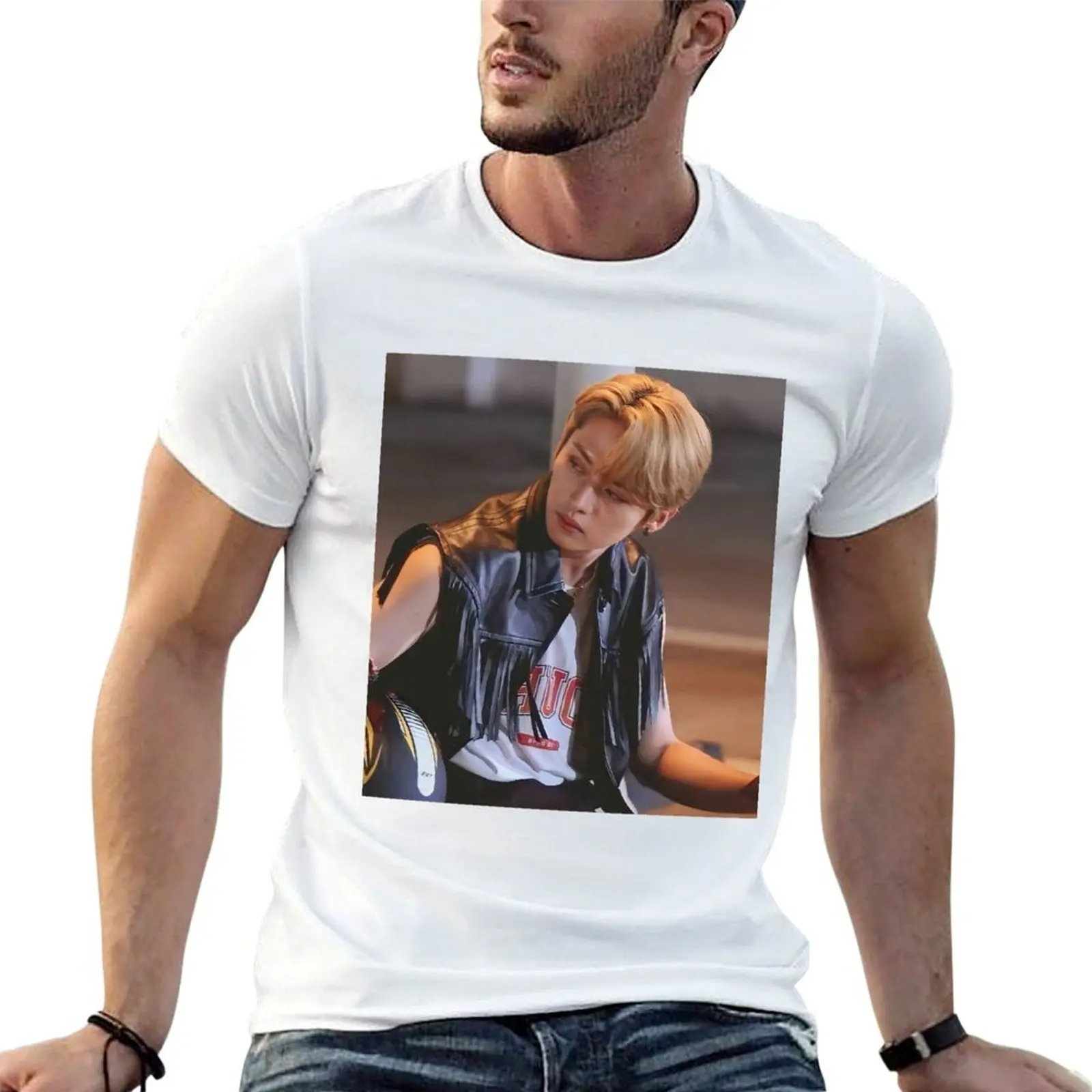 

Lee Know T-Shirt t shirts designer black cotton t-shirt plain for man package T-Shirt