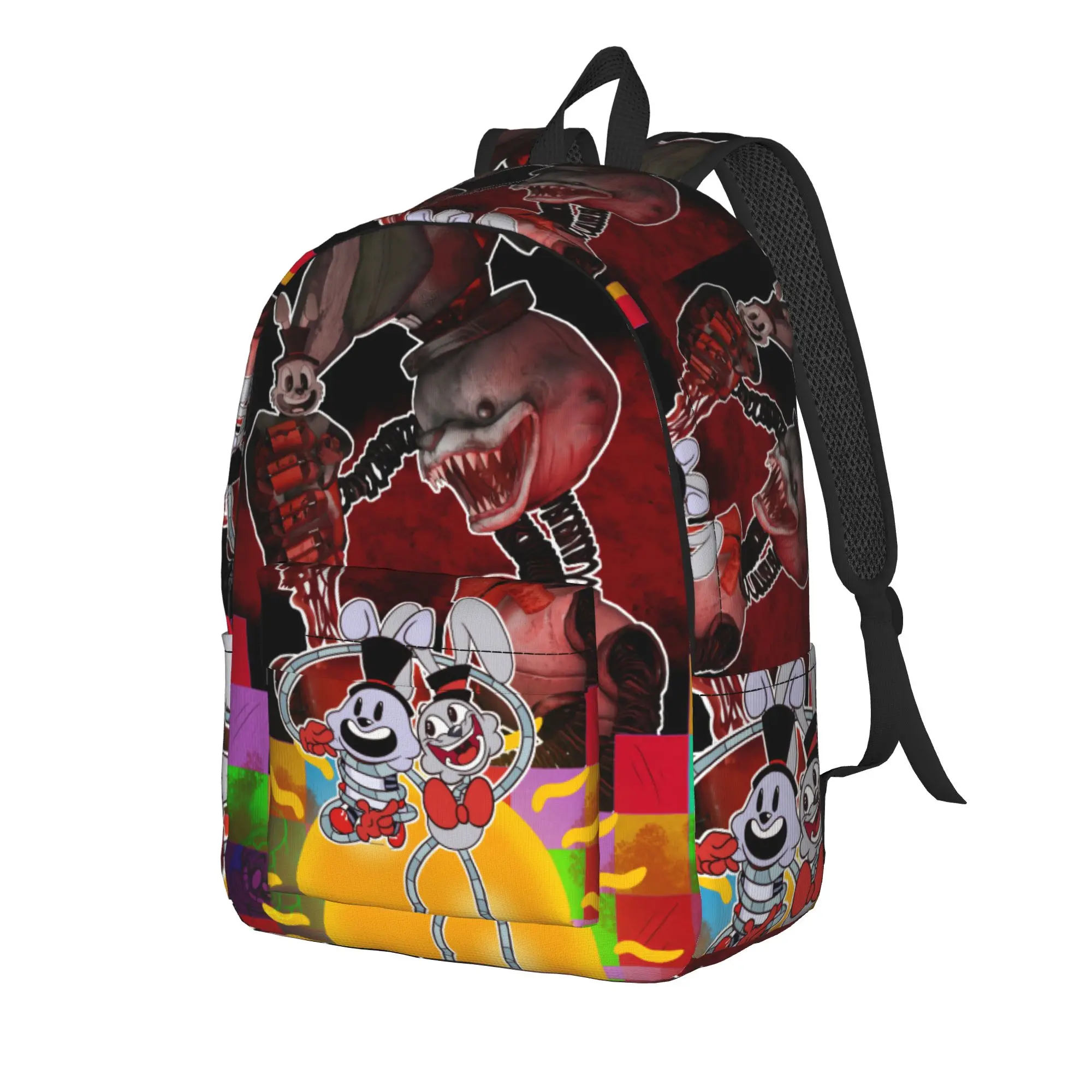 Finding Frankie Backpack  Male Polyester Workout Backpacks Large Streetwear High School Bags Rucksack