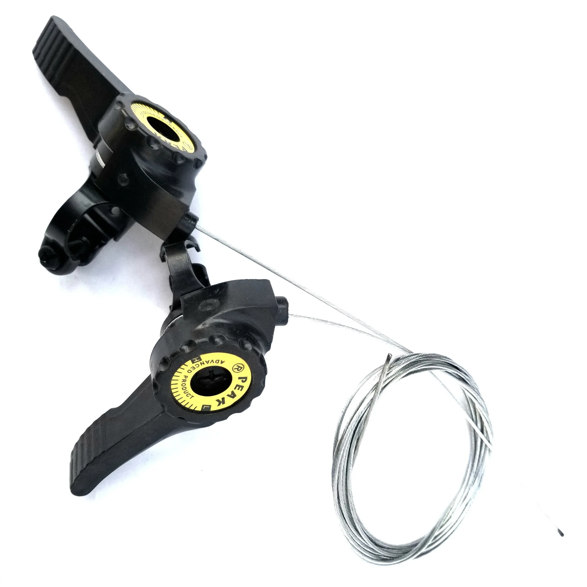 

1 Pair Bicycle Shifter 15/18/21 Speed UniversalLever Mountain Bike With Cable Trigger Gear Shift Levers Bicycle Deraille Black