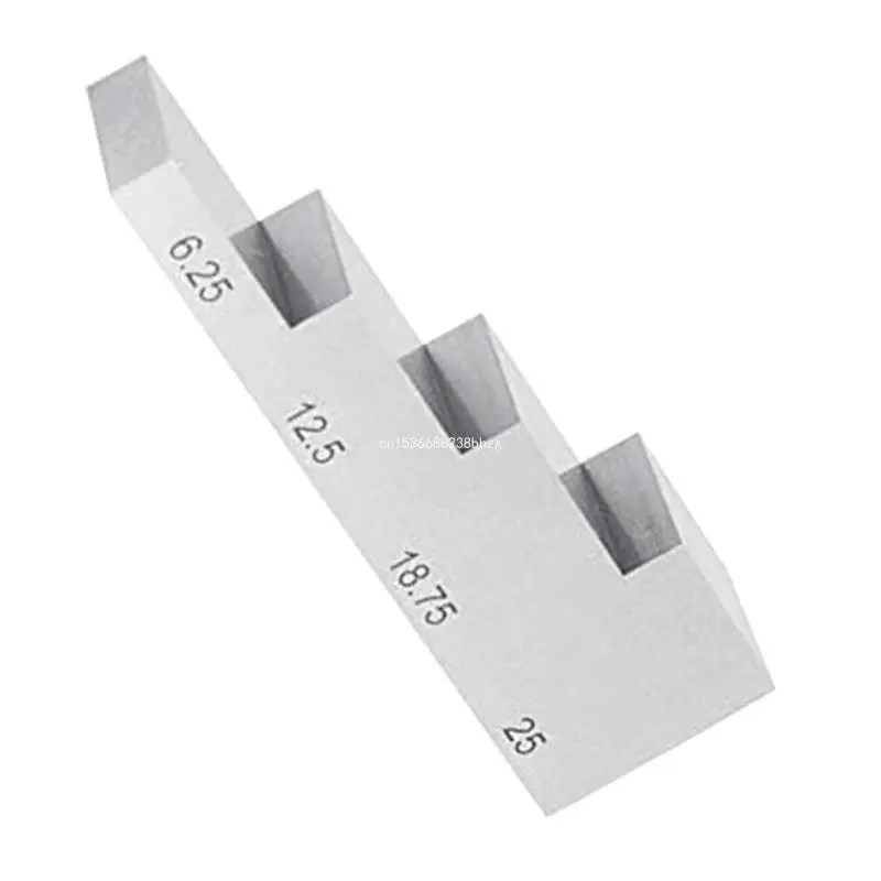 Calibration Test Block 4 Step High-Precision Calibration Block with 1018 Steel Ultrasonic Thickness Gauge/Flaw Detector Dropship