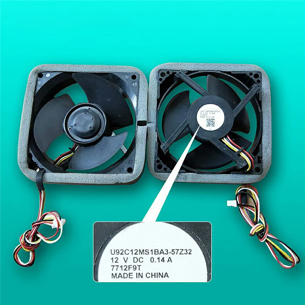 Original Cooling Fan U92C12MS1BA3-57Z3 For Haier Refrigerator Replacement Freezer DC12V Fan 0.14A Repair Parts