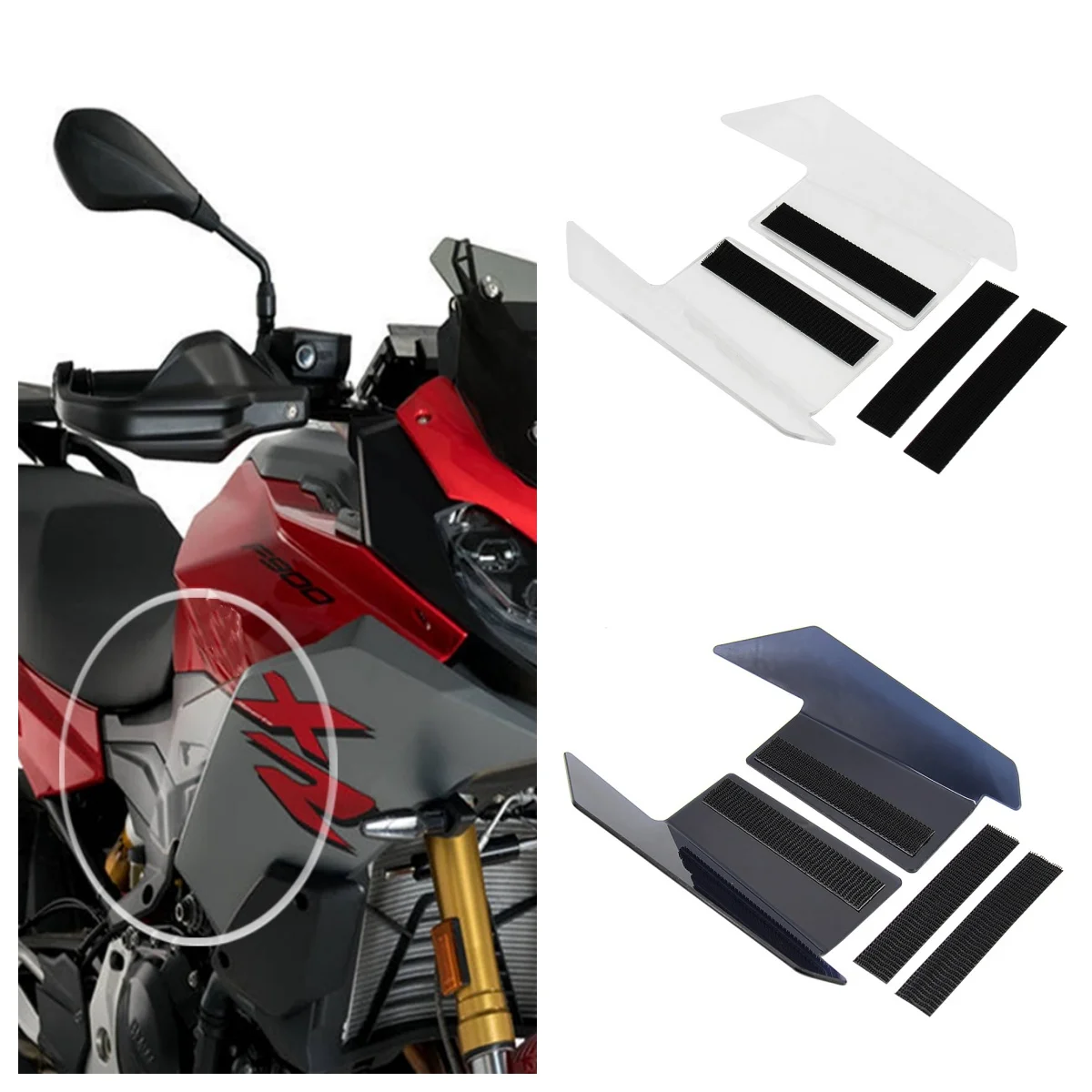 For BMW F900XR F 900XR F900 XR 2020 Motorcycle ABS Wind Deflector Windshield Side Panels Upper Spoiler Motorcycle Accessories