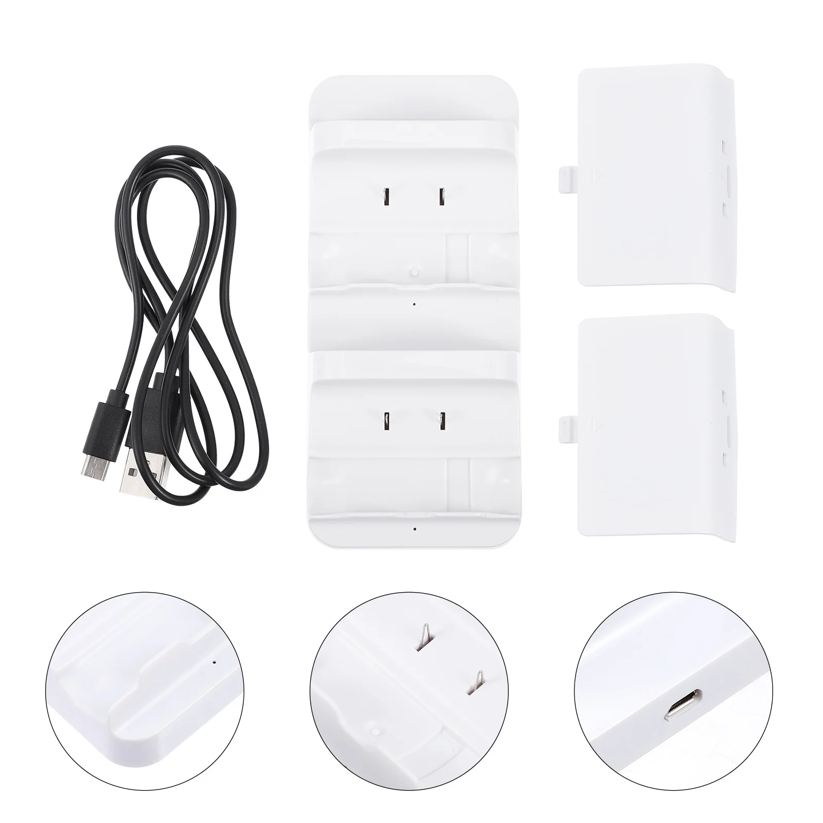 1 مجموعة 1 مجموعة تحكم قاعدة شحن مزدوجة للوحة ألعاب بلاستيكية حزمة الأزرق Led Abs محطة شحن مزدوجة اللعبة