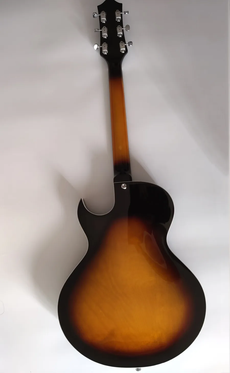 Electric Guitar Sunburst 6 string semi-hollow