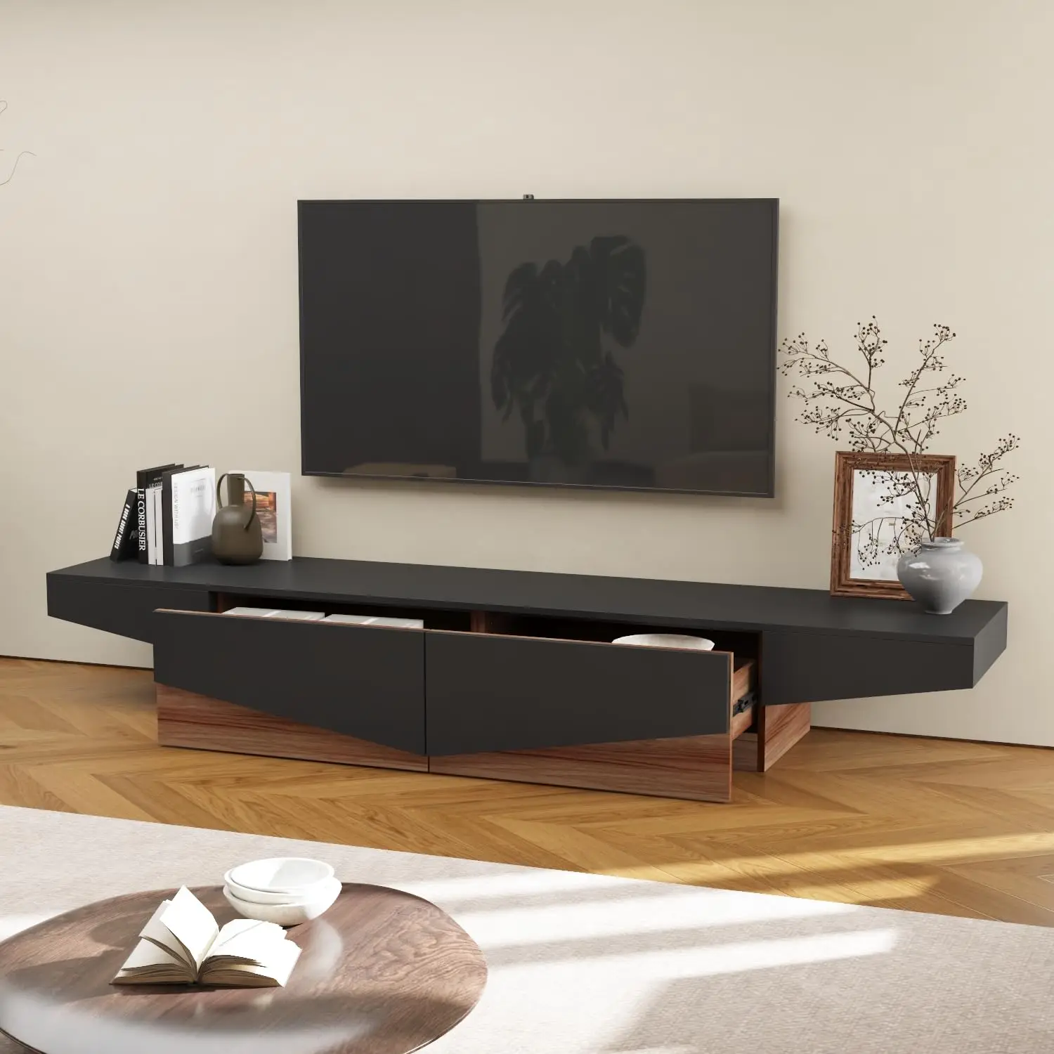 Modern TV Stand For TVs Up To 80