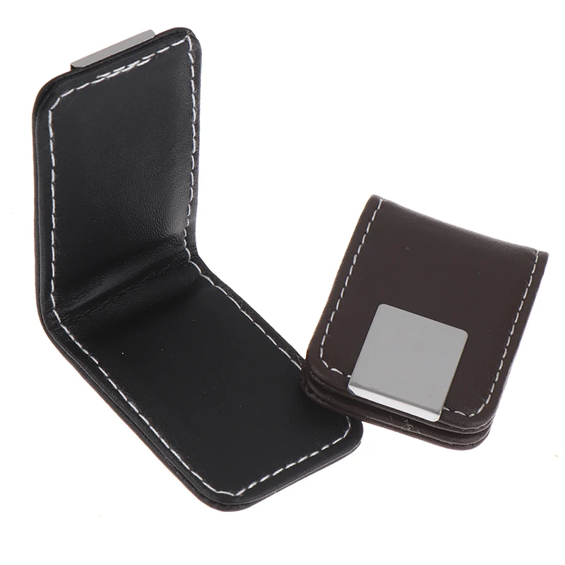 Hot Money Clip Wallet Slim Men Women Vintage Strong Magnet Money Clip PU Leather Pocket Clamp Credit Card Cash Case Holder