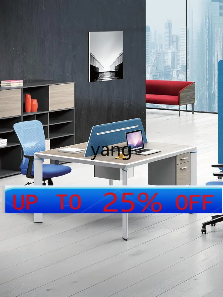 

Ltt Office Desk Simple Modern Furniture Desk and Chair Set Computer Screen Partition Staff Office Desk