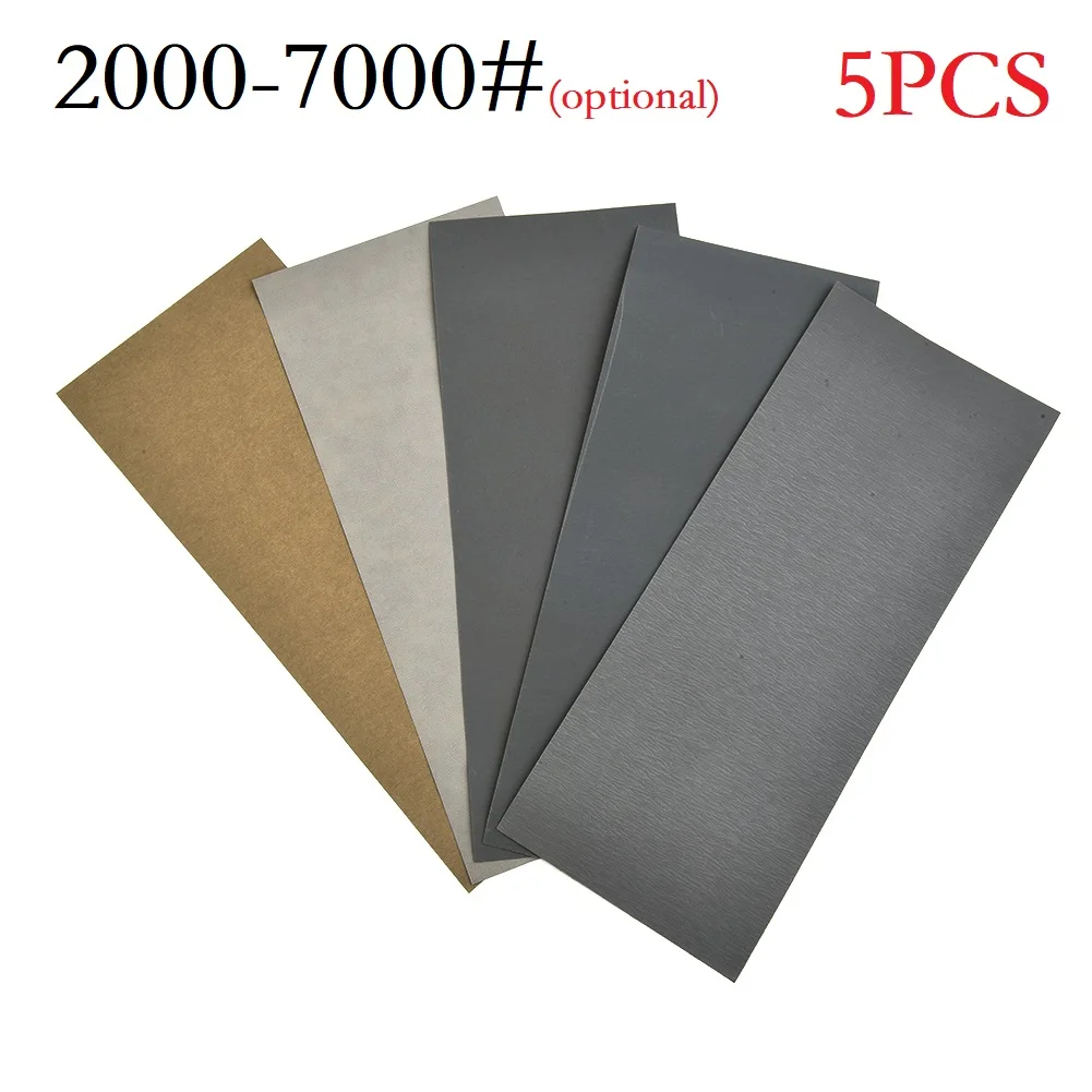 

5 шт., наждачная бумага 230x93 мм, зернистость 2000/2500/3000/5000/7000