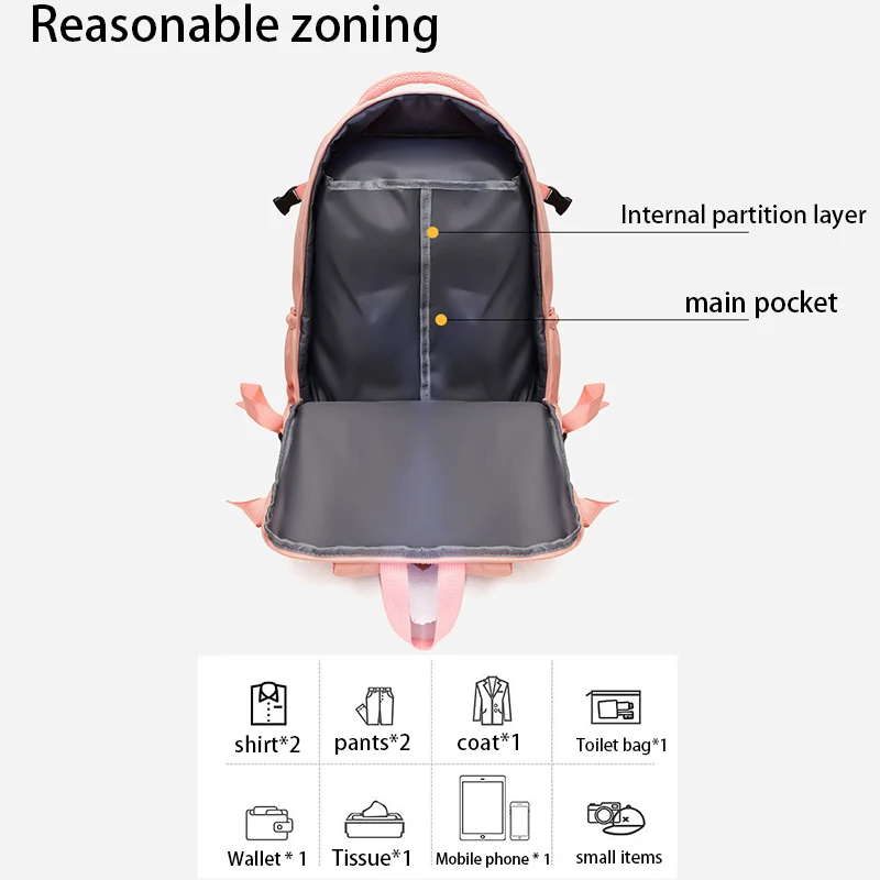 Mochila Versátil à Prova d'Água para Laptop, Design Unissex Moderno, Bolsos Laterais para Garrafa de Água e Pequenos Acessórios
