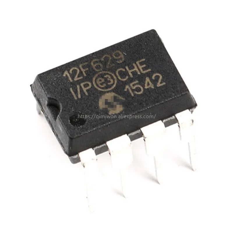 10PCS~50PCS/LOT PIC12F629-I/P PIC12F629 12F629 DIP-8, 8-Pin FLASH-Based 8-Bit CMOS Microcontrollers