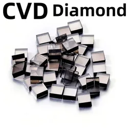 Diamante do CVD para a janela ótica, únicos espaços vazios do diamante do cristal, categoria industrial, depósito químico do vapor, diamante sintético do CVD