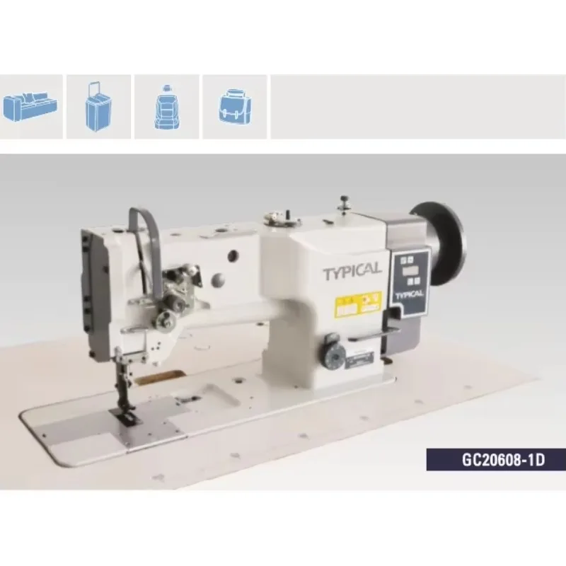 ماكينة خياطة صناعية بغرز مزدوجة GC20608D ماكينة خياطة صناعية جلدية 2025