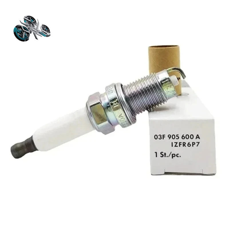 

4pcs Iridium Spark Plugs 03F905600A IZFR6P7 97153-Fit Audi A1/A3, Seat Altea/Ibiza/Leon, Skoda Fabia/Octavia/Rapid, VW Golf/Polo