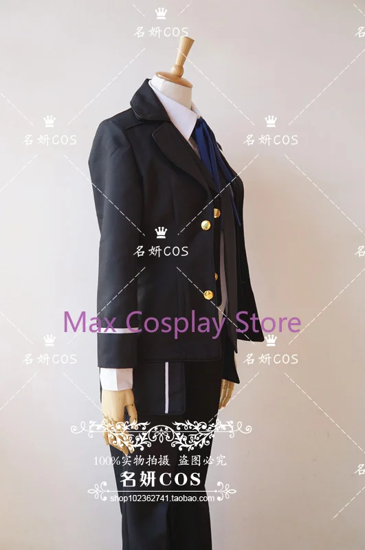 Max Cos Anime! DIABOLIK LOVERS MORE BLOOD Mukami Azusa Uniform Cosplay Costume For Unisex