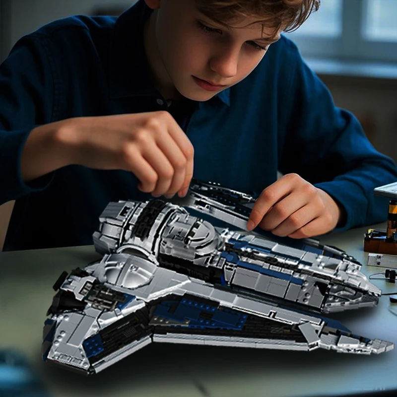 2948PCS Space Warship Building Block Model Toys Sets Small Particle Star Fighter Bricks Assembly Toys Boys Adult Friends Gifts