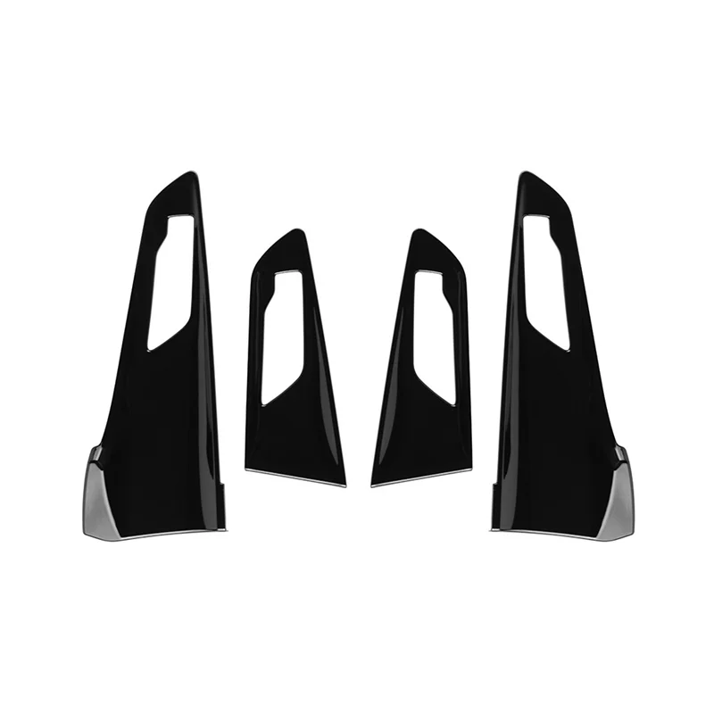 

Яркая черная внутренняя ручка автомобиля, внутренняя панель для Toyota Prius 60 Series 2020-2023, автомобильные аксессуары