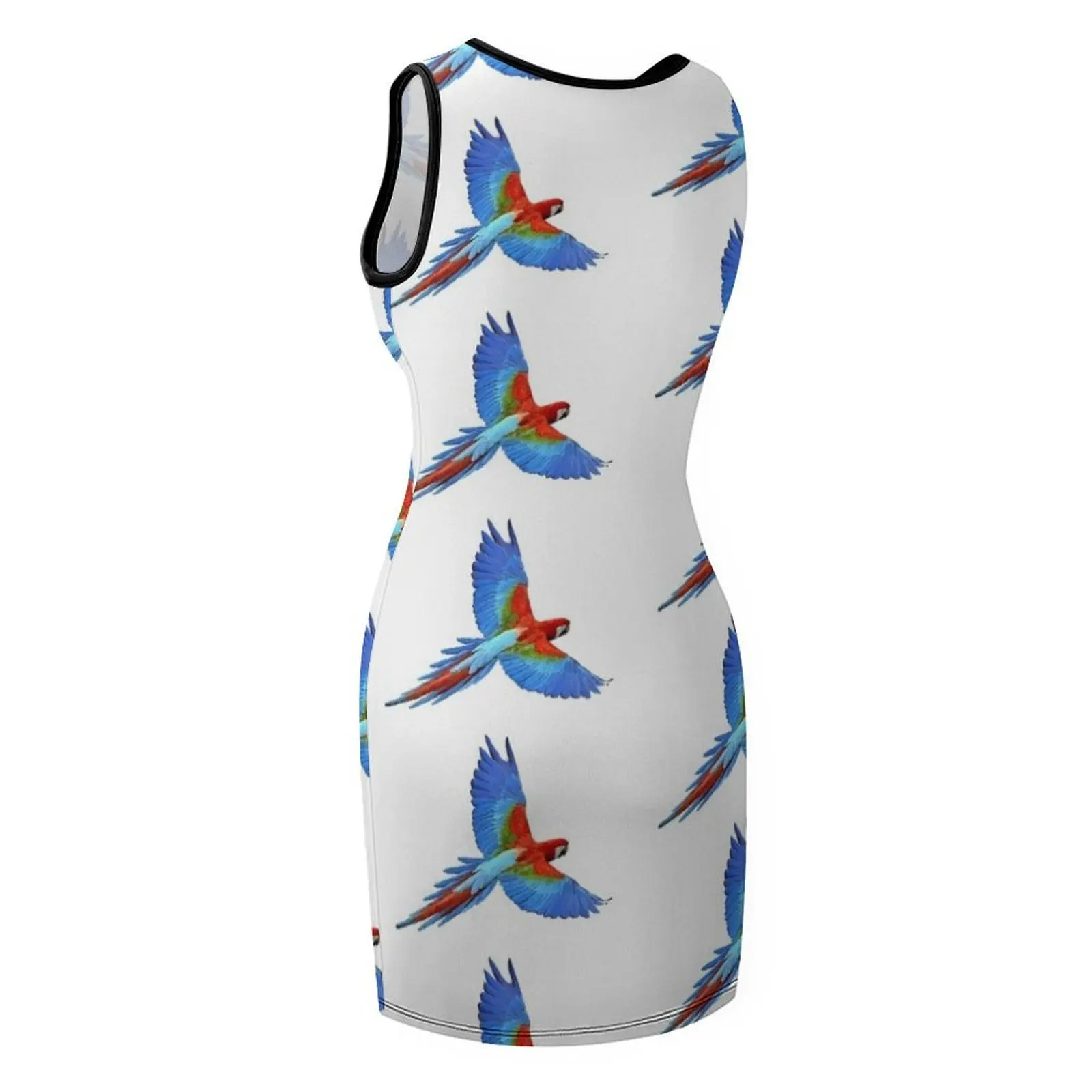 parrot Sleeveless Sundress women's evening dress 2025 dress summer 2025 women dress party night dresses for prom