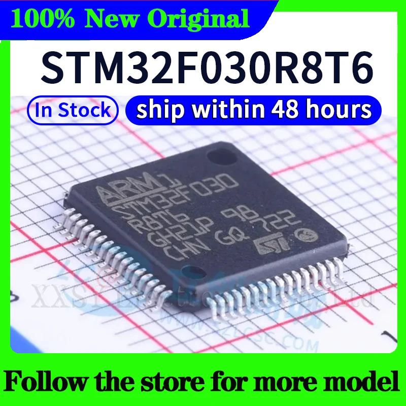 

STM32F030R8T6 В наличии 48-часовая доставка